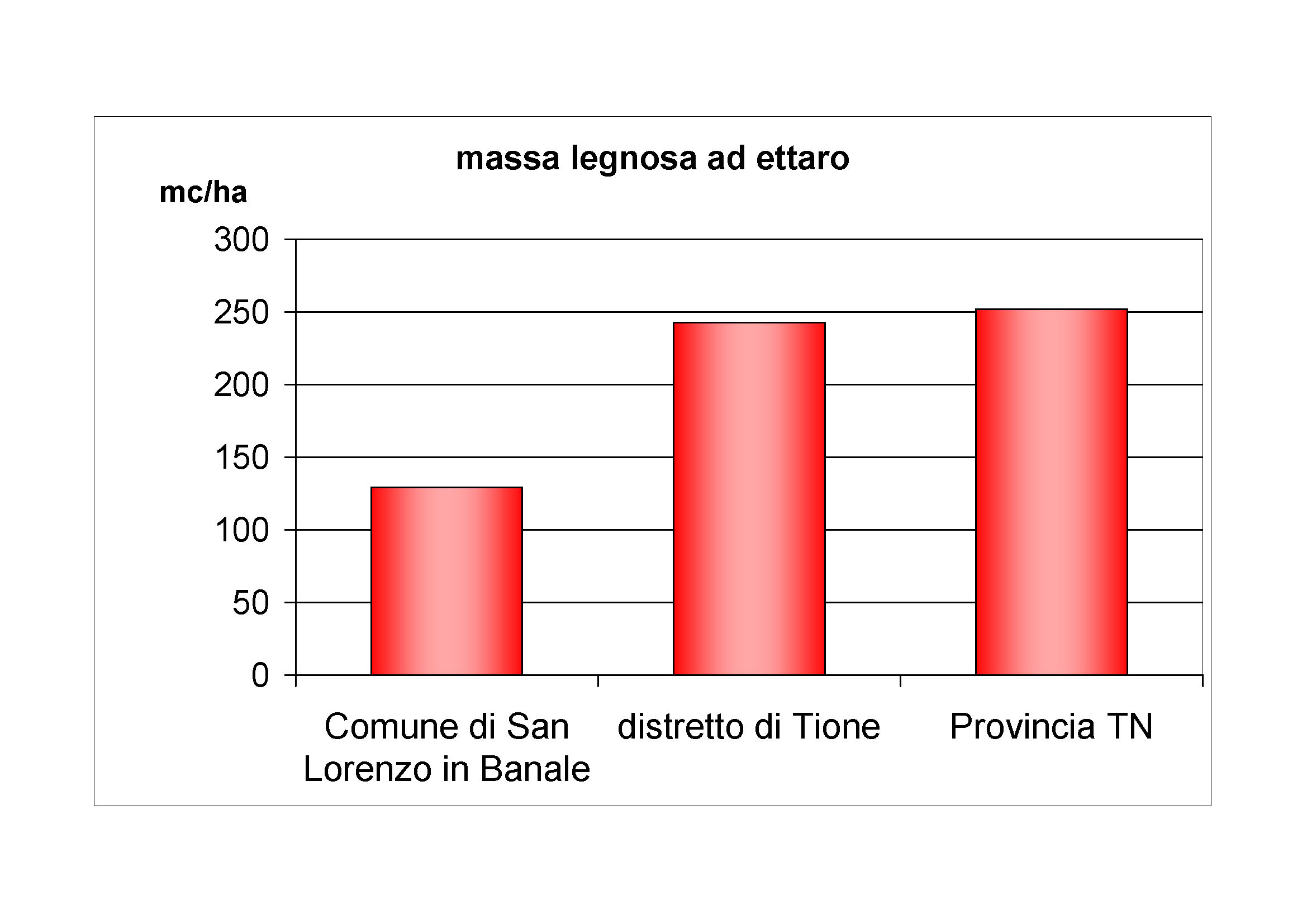 Massa legnosa ad ettaro